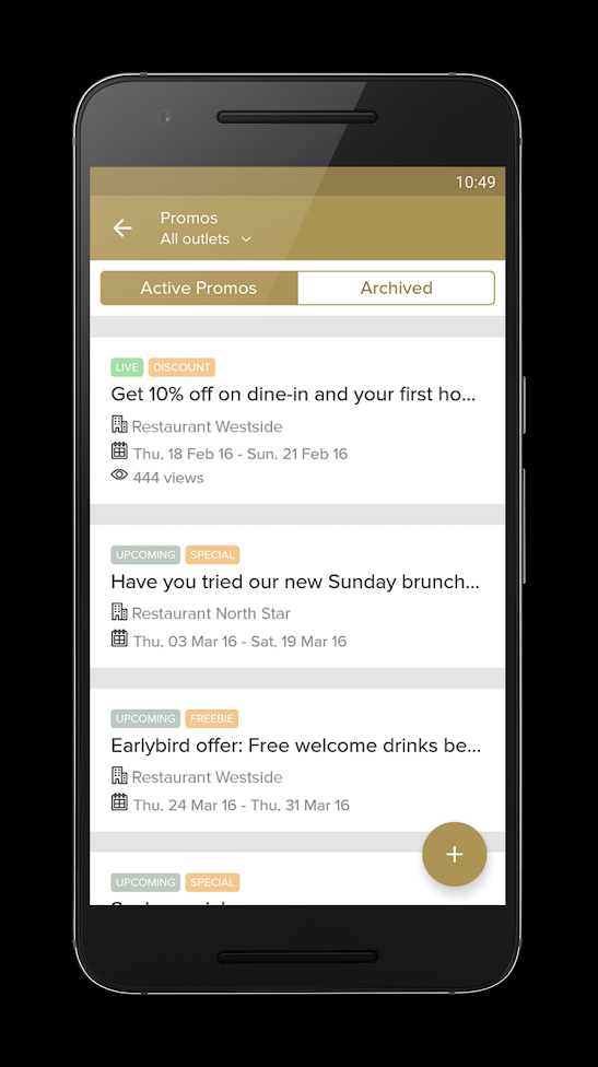 screenshot of Zomato for Business
